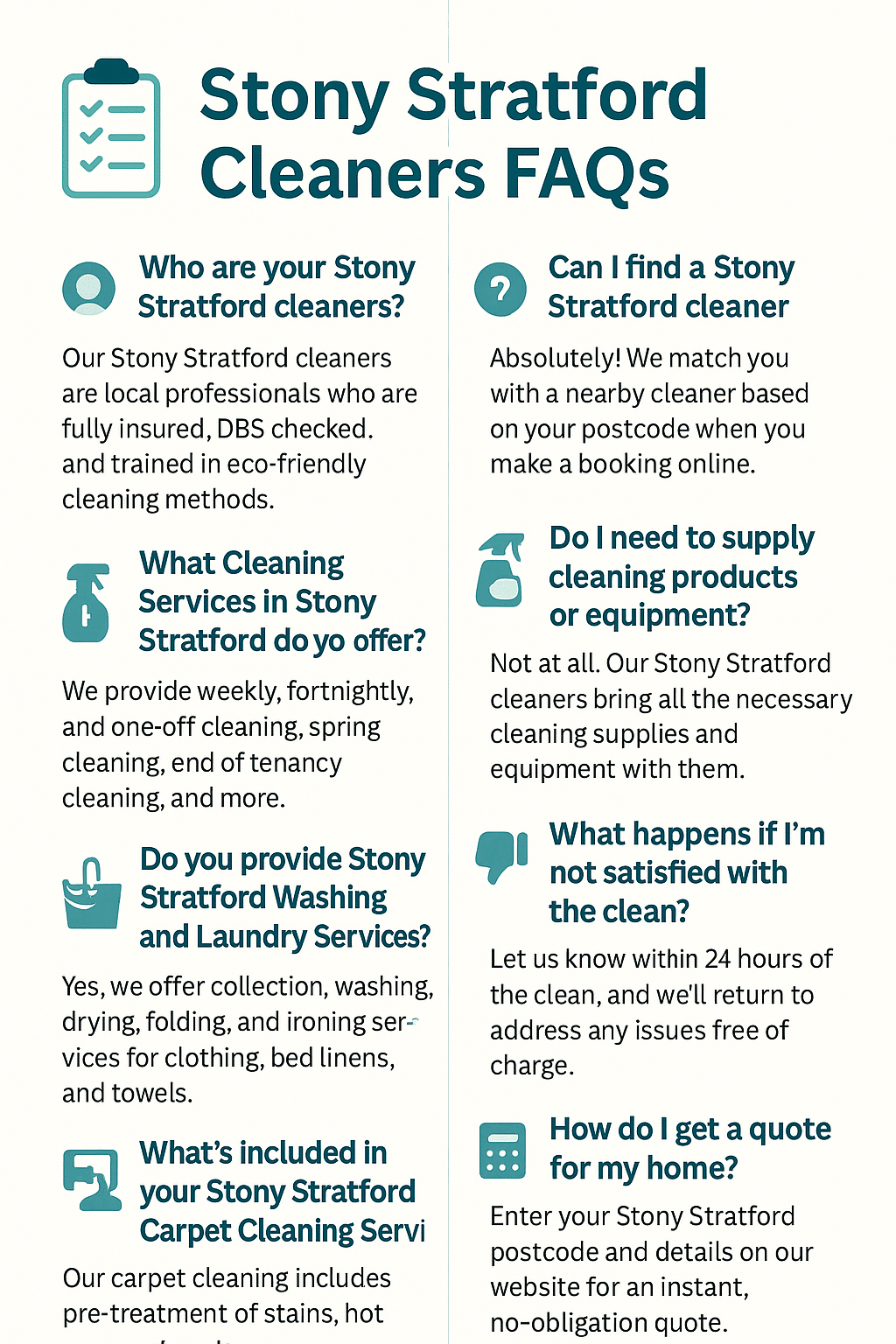 Stfd Clean #1 Best Stony Stratford Cleaners + Cleaning Services